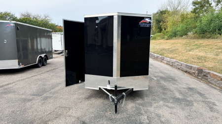 New American Hauler 6x12 Enclosed Trailer - Rear Ramp Door!