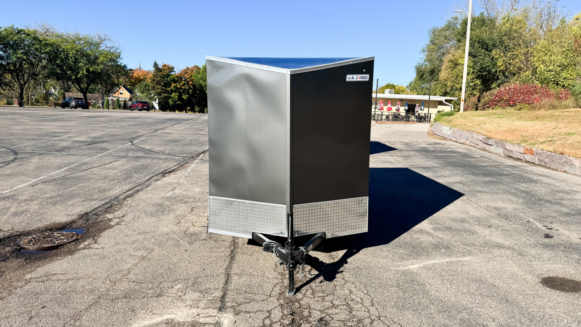 New US Cargo 6x12 Enclosed Cargo Trailer - Ramp Door!