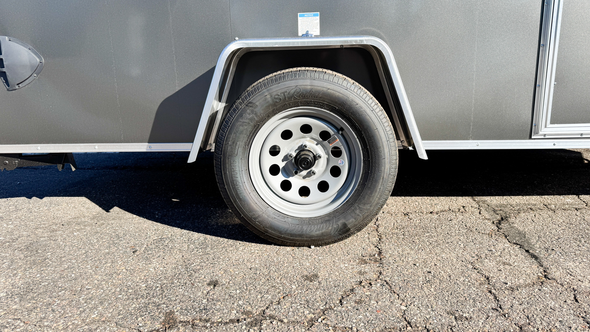 New US Cargo 6x12 Enclosed Cargo Trailer - Ramp Door!