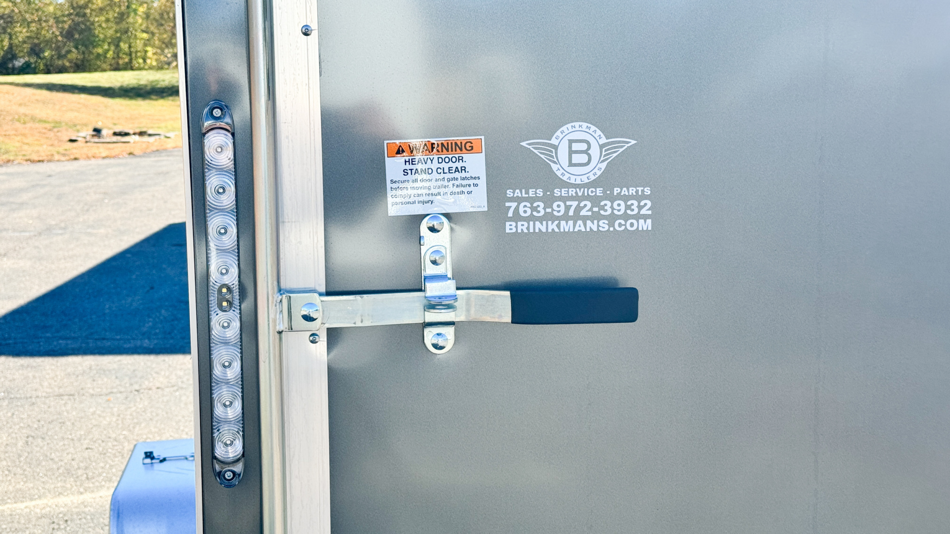 New US Cargo 6x12 Enclosed Cargo Trailer - Ramp Door!