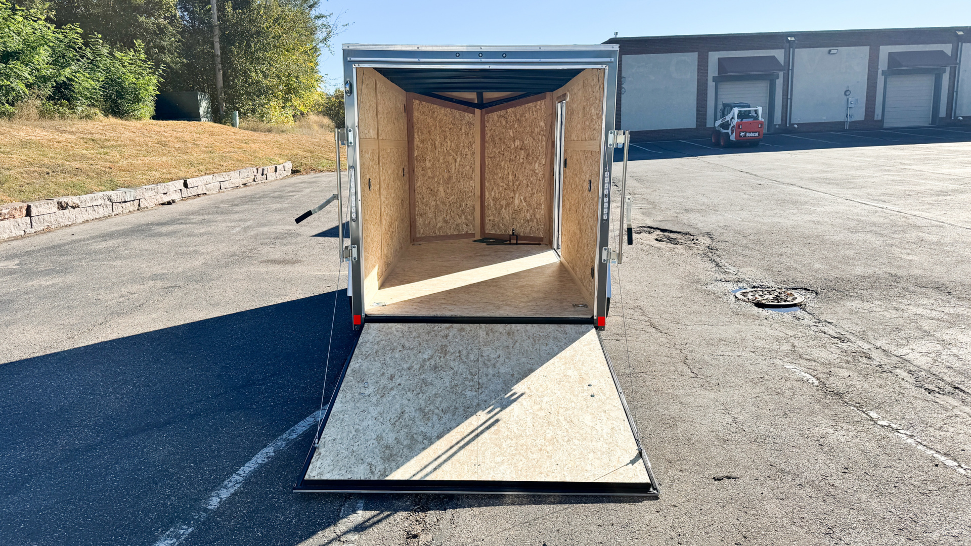 New US Cargo 6x12 Enclosed Cargo Trailer - Ramp Door!