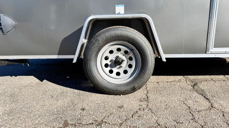 New US Cargo 6x12 Enclosed Cargo Trailer - Ramp Door!