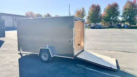 New US Cargo 6x12 Enclosed Cargo Trailer - Ramp Door!