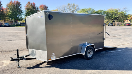 New US Cargo 6x12 Enclosed Cargo Trailer - Ramp Door!