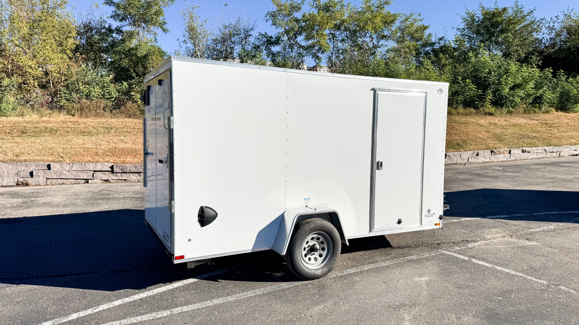 New US Cargo 6x12 Enclosed Cargo Trailer - Ramp Door!