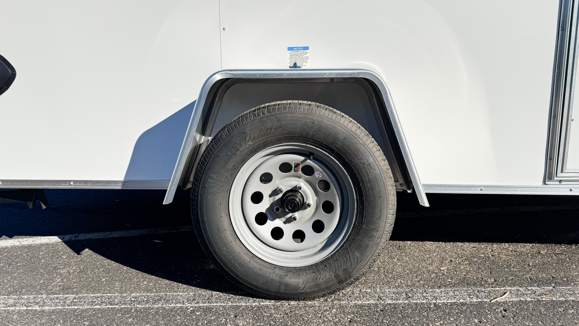 New US Cargo 6x12 Enclosed Cargo Trailer - Ramp Door!