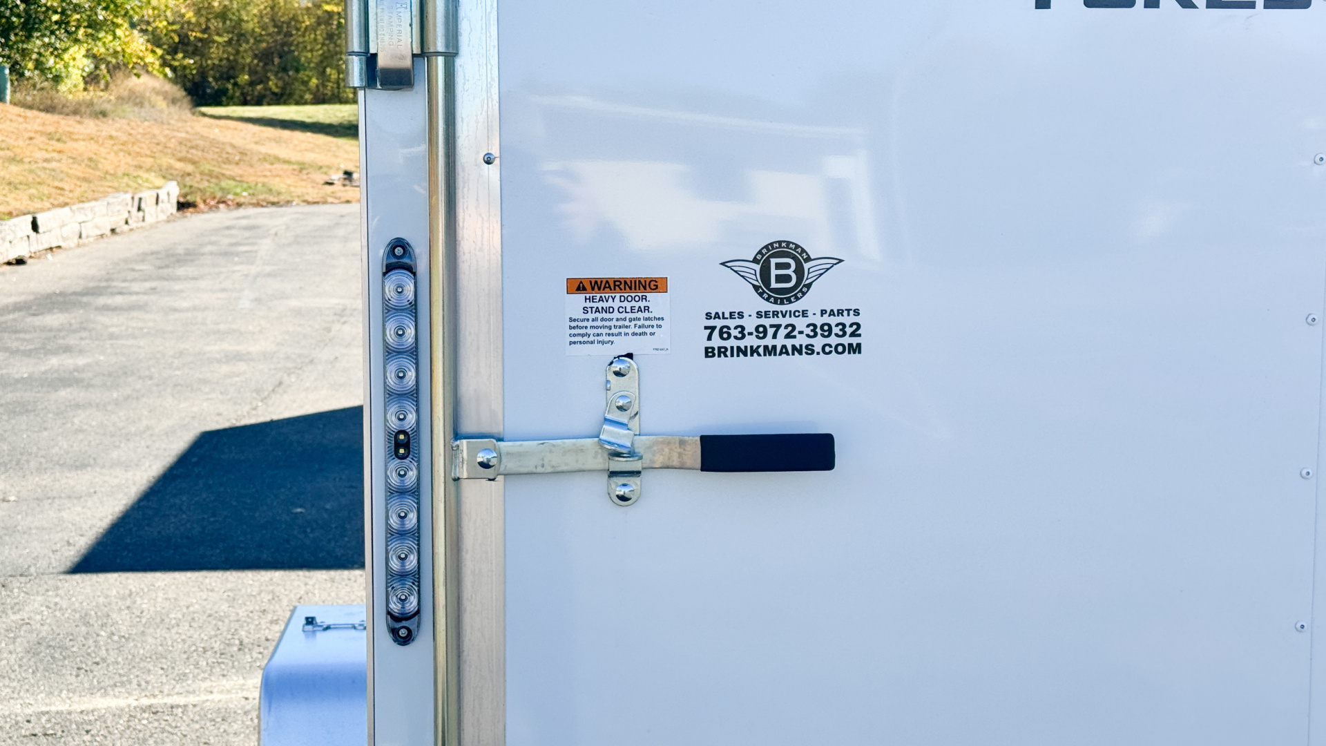 New US Cargo 6x12 Enclosed Cargo Trailer - Ramp Door!