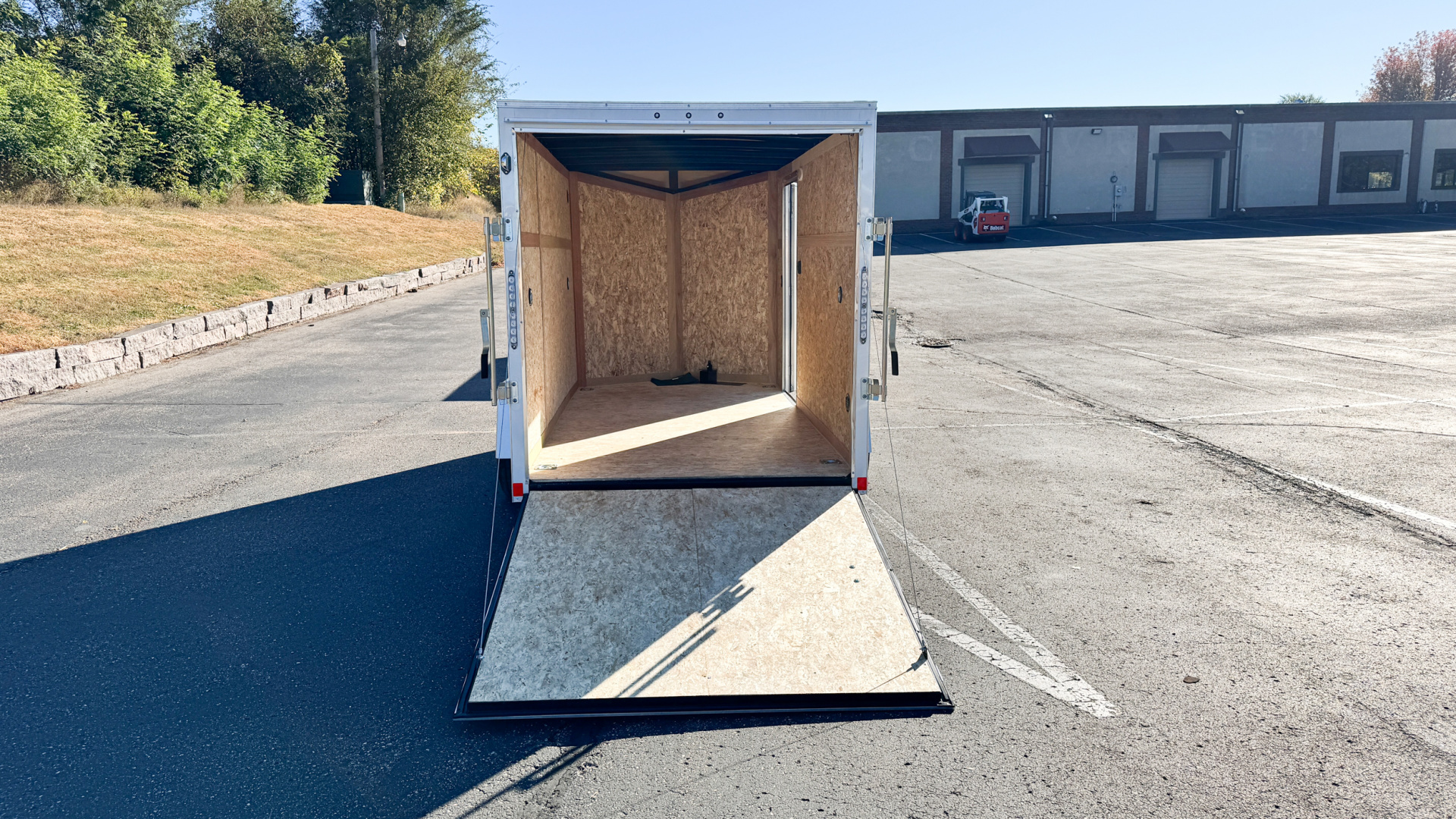 New US Cargo 6x12 Enclosed Cargo Trailer - Ramp Door!