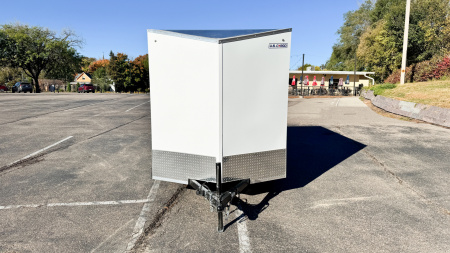 New US Cargo 6x12 Enclosed Cargo Trailer - Ramp Door!