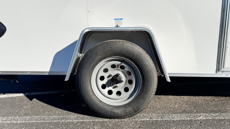 New US Cargo 6x12 Enclosed Cargo Trailer - Ramp Door!