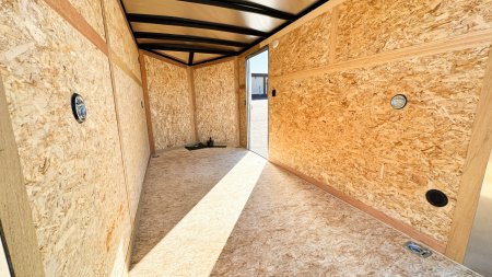 New US Cargo 6x12 Enclosed Cargo Trailer - Ramp Door!