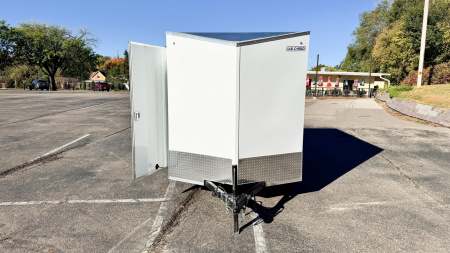 New US Cargo 6x12 Enclosed Cargo Trailer - Ramp Door!