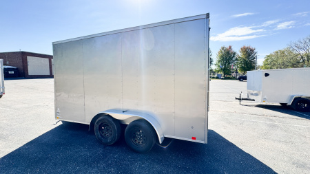 New RC Trailer 7x14 Enclosed Cargo Trailer - Ramp Door!