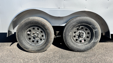 New RC Trailer 7x14 Enclosed Cargo Trailer - Ramp Door!