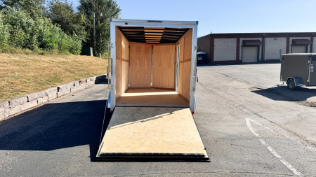 New RC Trailer 7x14 Enclosed Cargo Trailer - Ramp Door!