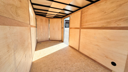 New RC Trailer 7x14 Enclosed Cargo Trailer - Ramp Door!