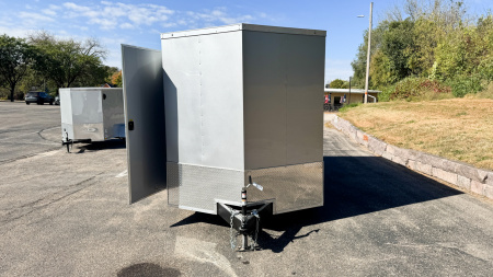 New RC Trailer 7x14 Enclosed Cargo Trailer - Ramp Door!