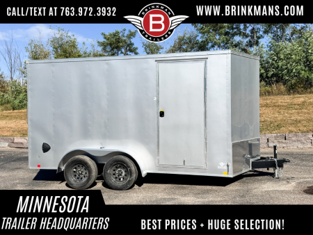 New RC Trailer 7x14 Enclosed Cargo Trailer - Ramp Door!