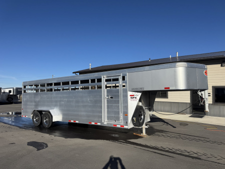 Used 2022 Sundowner 24' Rancher Express Stock Trailer