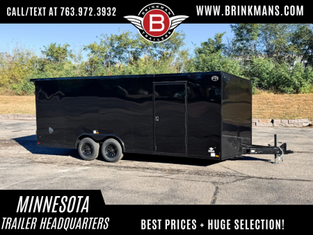 New US Cargo 8.5x20 Enclosed Car Hauler Trailer - Blackout Package!