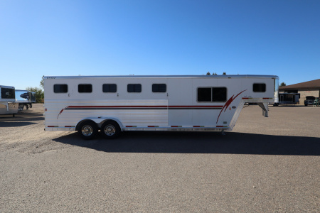 Used 2002 Exiss Trailers 5 Horse Gooseneck Horse Trailer