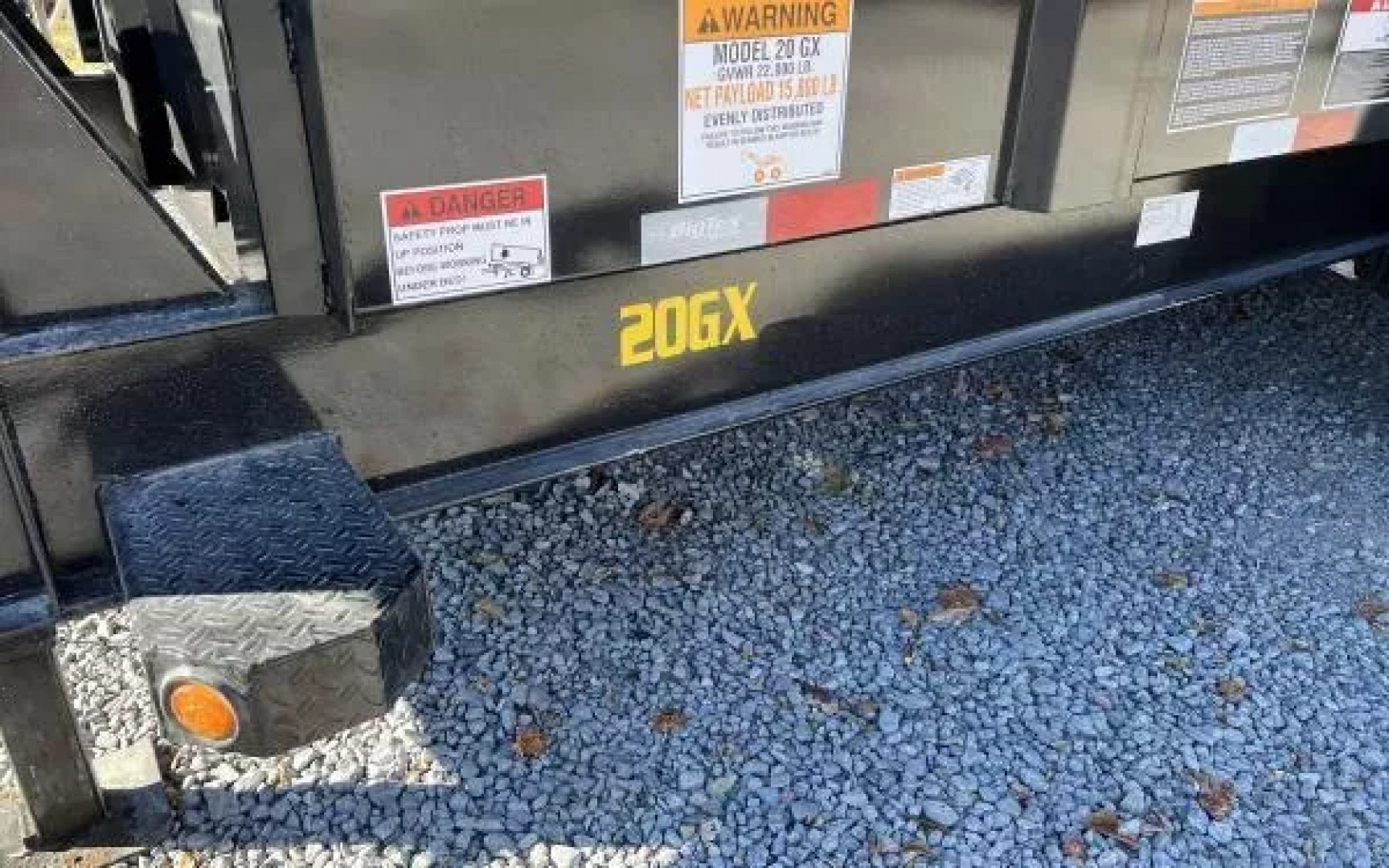 New 2025  Big Tex  20GX 22K GOOSENECK DUMP 83"x16 3' SIDES