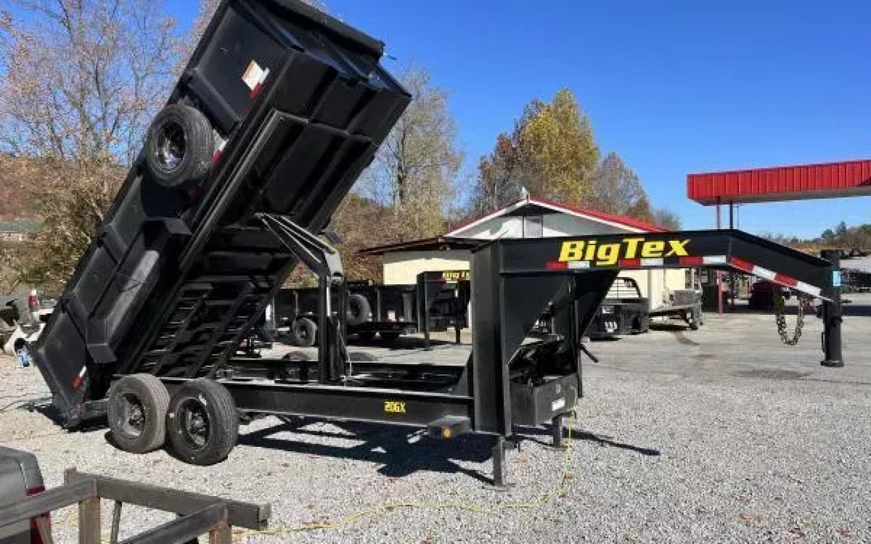 New 2025  Big Tex  20GX 22K GOOSENECK DUMP 83"x16 3' SIDES