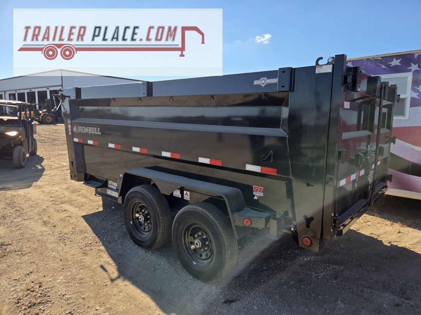 New 2026 IRON BULL 83"X14'x4' 15K DTB DUMP TRAILER