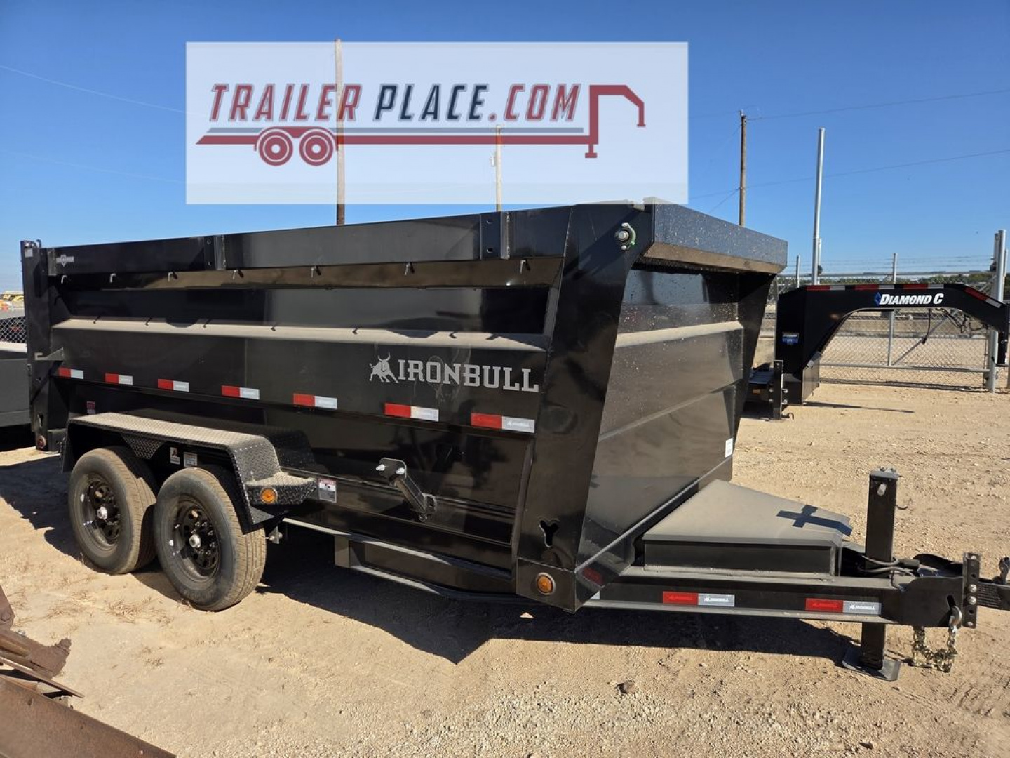 New 2026 IRON BULL 83"X14'x4' 15K DTB DUMP TRAILER