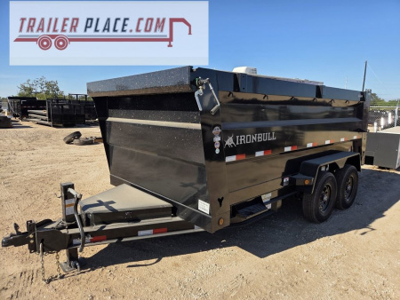 New 2026 IRON BULL 83 X14'x4' 15K DTB DUMP TRAILER