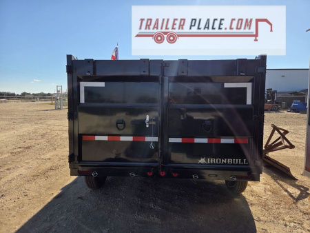 New 2026 IRON BULL 83"X14'x4' 15K DTB DUMP TRAILER