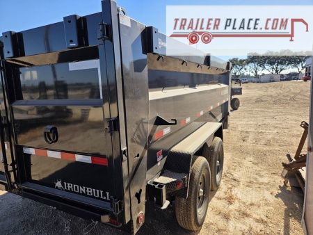 New 2026 IRON BULL 83"X14'x4' 15K DTB DUMP TRAILER