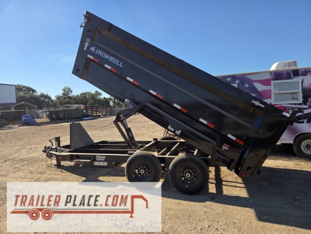 New 2026 IRON BULL 83"X14'x4' 15K DTB DUMP TRAILER