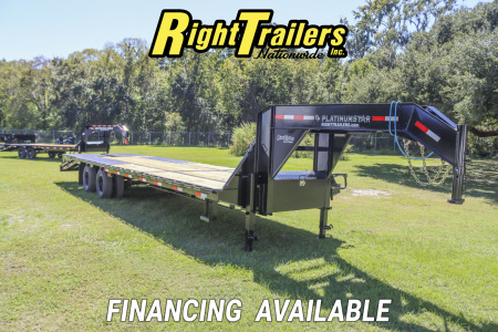 New 2025 8.5X30 DP Platinum Star Gooseneck Equipment Trailer