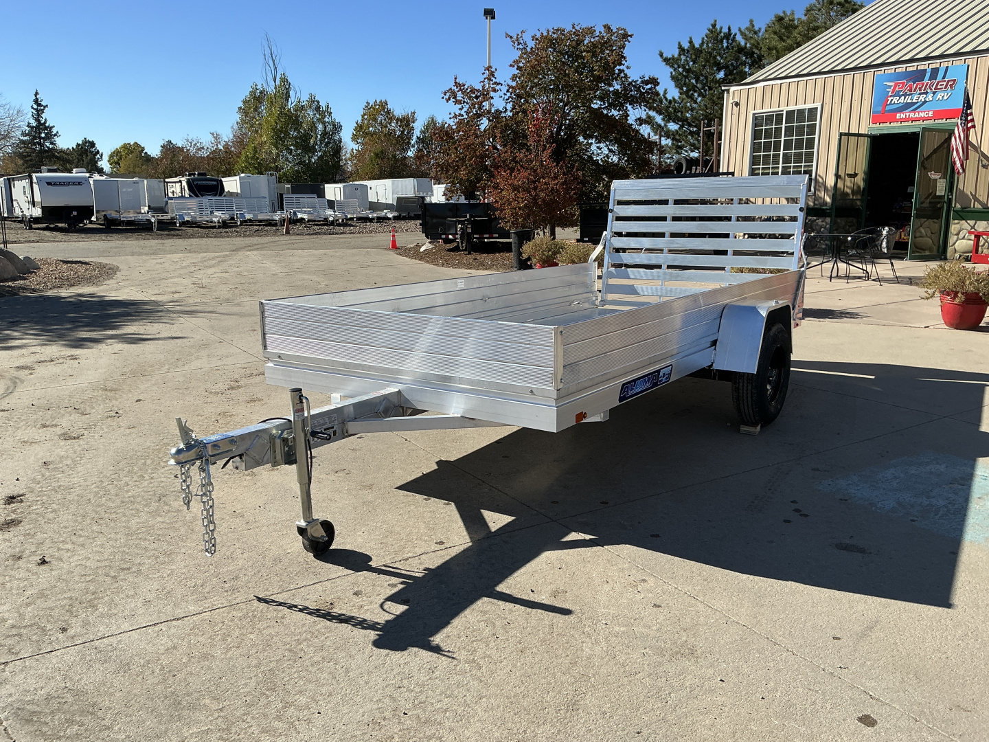New 2026 Aluma 6812H-ESA-S-TG Utility Trailer