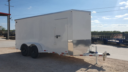 New 2026 Delco 6’8 x16’ BP Steel Enclosed Trailer – E7