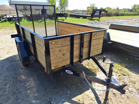New 2026 AMO 5x8 Woodside Utility Trailer