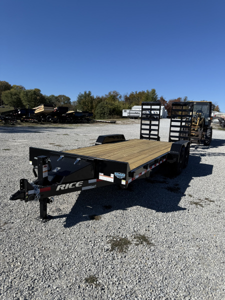 New 2026 Rice Trailers 82 X20' 14K Equipment Trailer