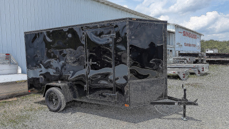 New 2026 Homesteader 6x12 Intrepid V-Nose Cargo Trailer w/ Ramp Door