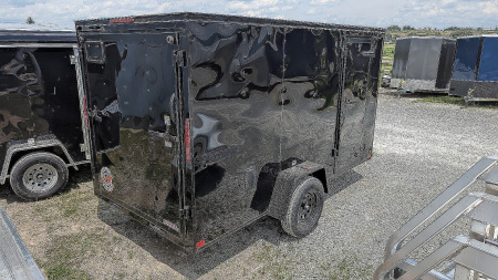 New 2026 Homesteader 6x12 Intrepid V-Nose Cargo Trailer w/ Ramp Door