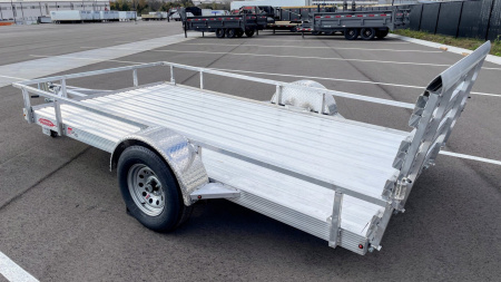 New 76"x 12' Single Axle Aluminum Utility Trailer 3500 (GVWR)