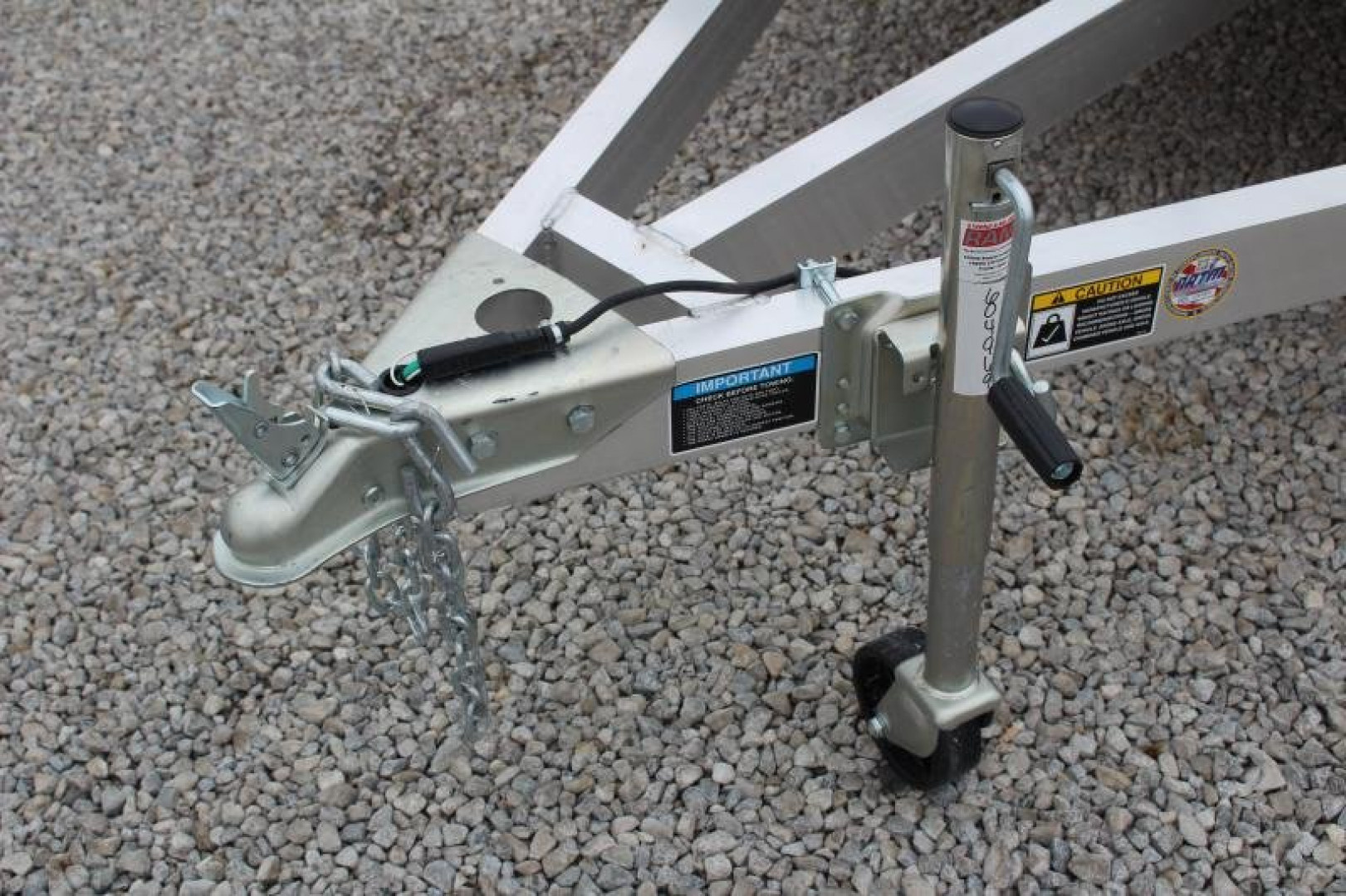 New 2025 H & H  5.5' x 10' Aluminum Utility Trailer - BiFold Ramp - 2990# GVW