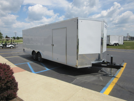 New 2026 Sure-Trac 8.5 x 24 Pro Series Enclosed Wedge Car Hauler Trailer  10K
