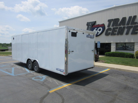 New 2026 Sure-Trac 8.5 x 24 Pro Series Enclosed Wedge Car Hauler Trailer  10K