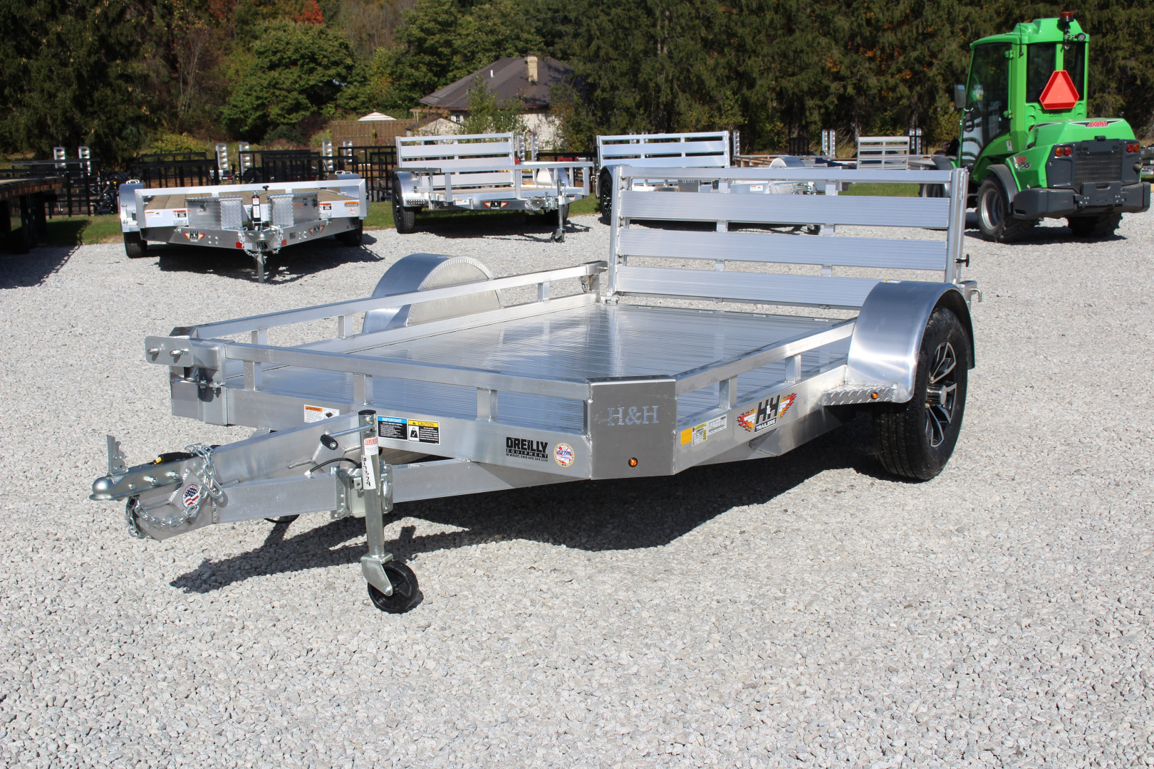 New 2026 H&H Trailers 6.5' x 10' Low Side Utility Trailer - 2990# GVW