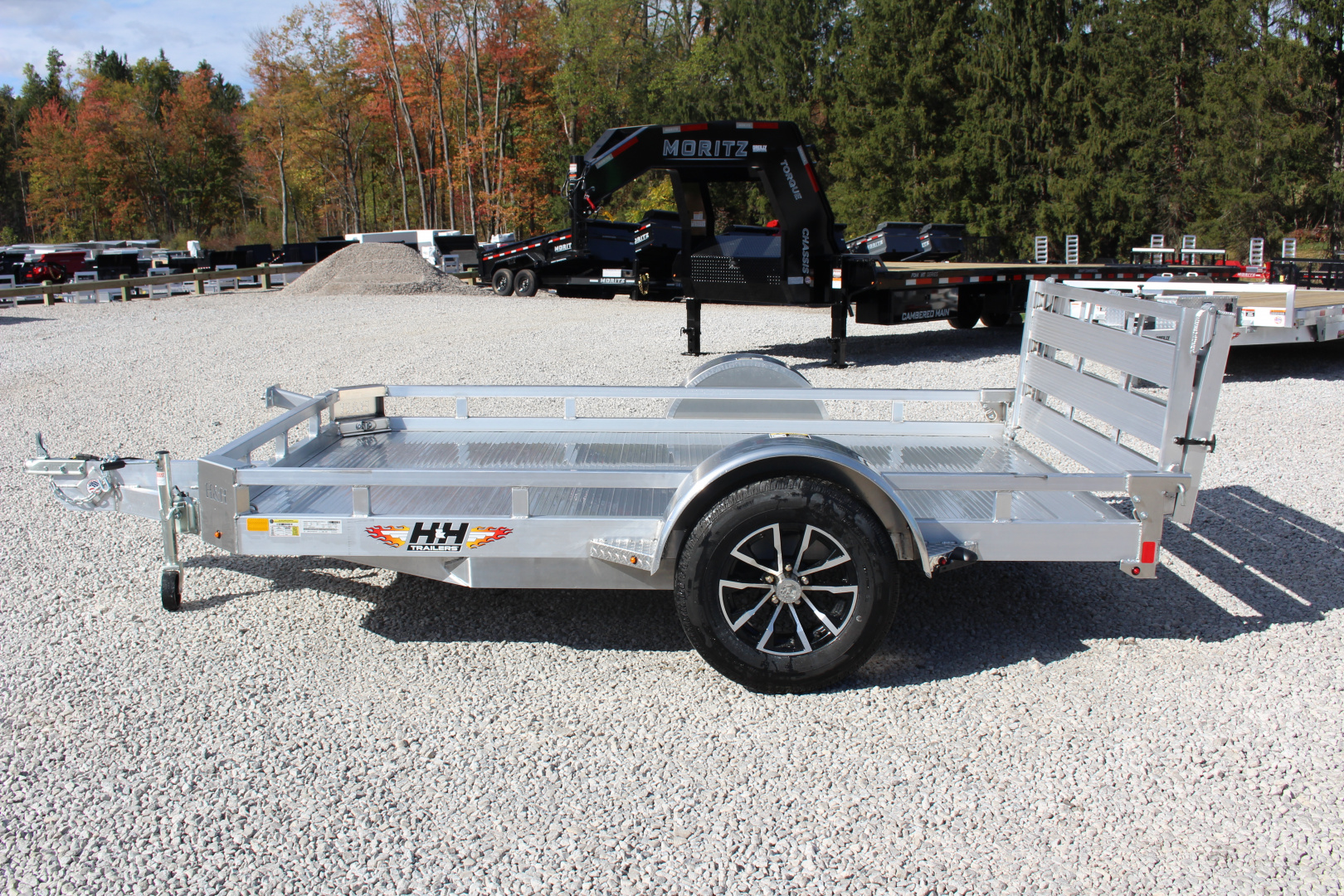 New 2026 H&H Trailers 6.5' x 10' Low Side Utility Trailer - 2990# GVW