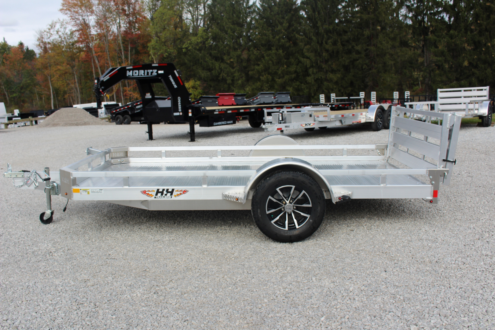 New 2026 H&H Trailers 6.5' x 12' Low Side Utility Trailer - 2990# GVW