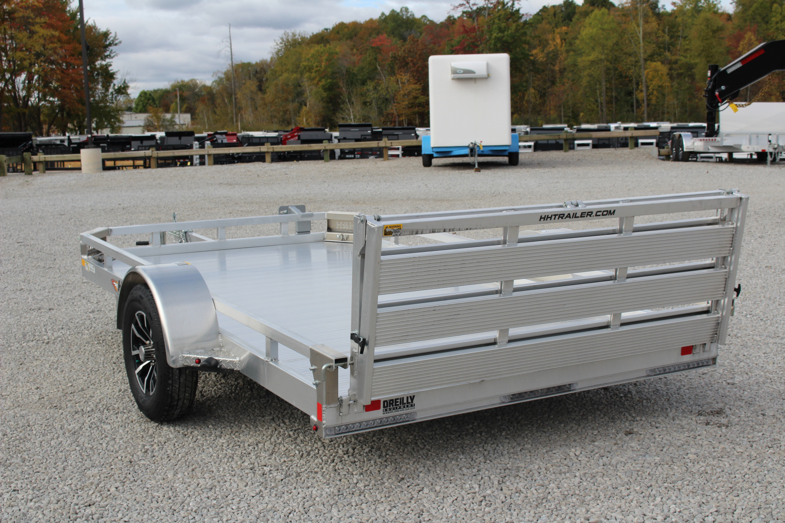 New 2026 H&H Trailers 6.5' x 12' Low Side Utility Trailer - 2990# GVW
