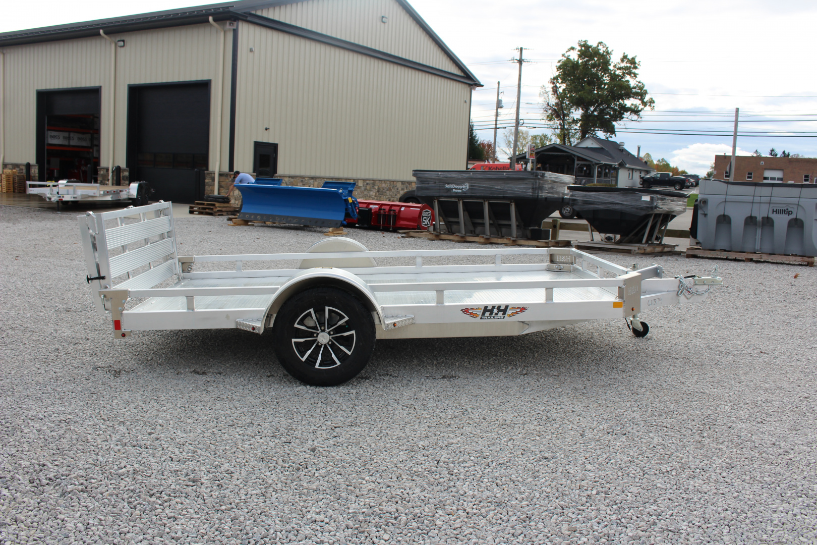 New 2026 H&H Trailers 6.5' x 12' Low Side Utility Trailer - 2990# GVW