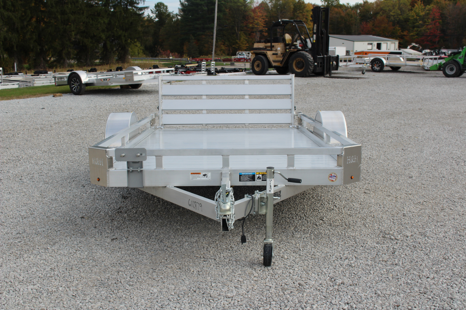 New 2026 H&H Trailers 6.5' x 12' Low Side Utility Trailer - 2990# GVW